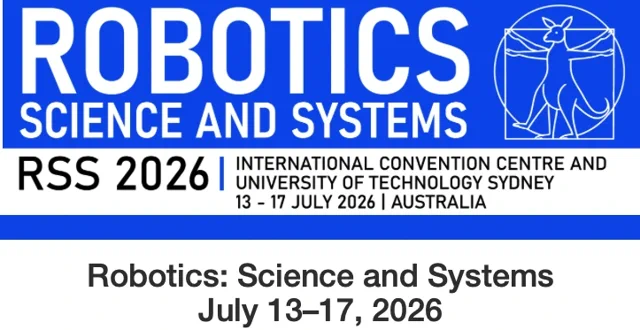 Robotics: Science and Systems (RSS) 2026