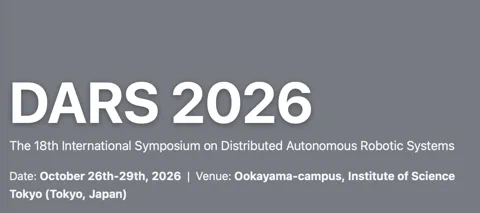 DARS 2026: 도쿄에 상륙하는 로봇 군집