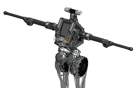 Az Artemis nyílt forráskódú projektoldalának képernyőképe, amely felsorolja az elérhető komponenseket, például a CAD-fájlokat és a motorvezérlőket.