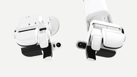 The Skill Capture Glove by Sunday AI, which mirrors the Memo robot's hand.