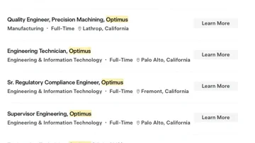 Tesla Optimus Hiring Spree Hits 110 Jobs