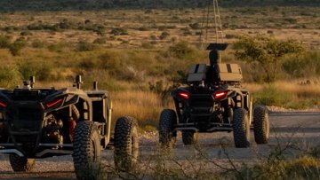 Anduril's Drone and Overland AI's Robot Rover Team Up in the Dirt