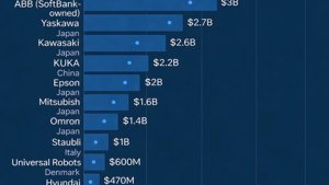 휴머노이드는 잊어라: 아시아의 특허 공세가 공장을 지배한다