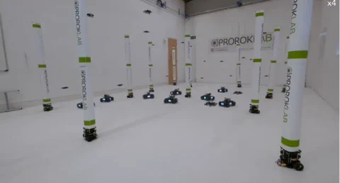 Cambridge AI Unlocks 'Aggressive' Drone Swarm Acrobatics