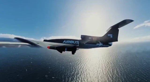 Дрон-охотник Airbus запускает мини-ракеты для уничтожения дронов