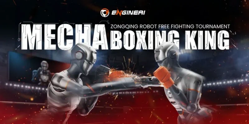 EngineAI, '메카 복싱 킹' 로봇 격투 리그 출범