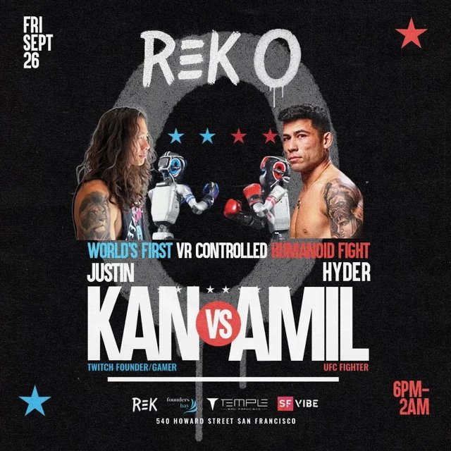 트위치 창립자와 UFC 파이터: VR 로봇 대결