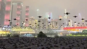 China Leads Drone Swarm Tech with Mesmerizing Display