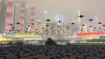 China Leads Drone Swarm Tech with Mesmerizing Display