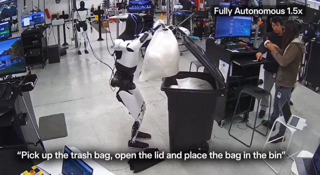 Tesla Optimus、インターネット動画から学習しゴミ出しも実行