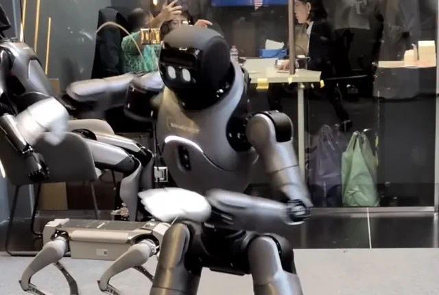 El humanoide Mangsbot se roba el show bailando en GITEX 2025