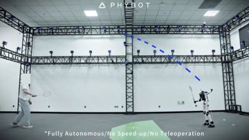 PHYBOT C1 Robot Trades Chores for Badminton