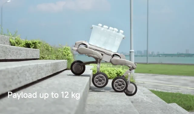Genisom L1: 車輪付き15kg四足歩行ロボット、100 TOPSの頭脳搭載