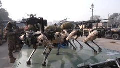 India Debuts Gun-Toting Robots at Republic Day Rehearsal