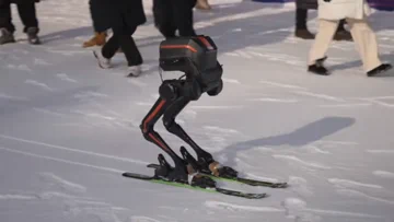 LimX TRON 1 Robot Skis in -20°C, Your Move Boston Dynamics