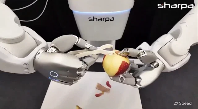 This 63-DoF Robot Peels an Apple Better Than You (at Double Speed)