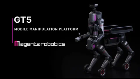 Magenta Robotics GT5: maggiordomo a 4 zampe, 2 ruote e 2 braccia