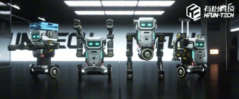 HFUN-TECHのT01は変形する奇妙な人型ロボット