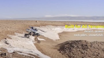 Robo-Dog Conquers Extreme Desert Terrain