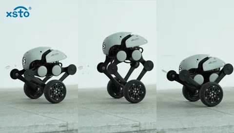 XSTO Biped Robot: Wheeled Legs Conquer Tough Terrain